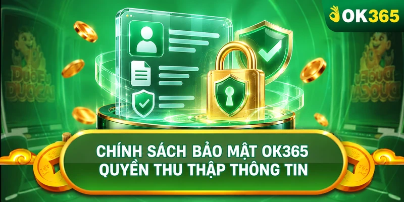Chính Sách Bảo Mật OK365 về quyền Thu Thập Thông Tin